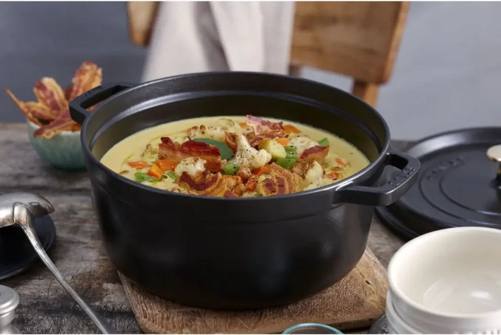 staub ronde gietijzeren braadpan inductie